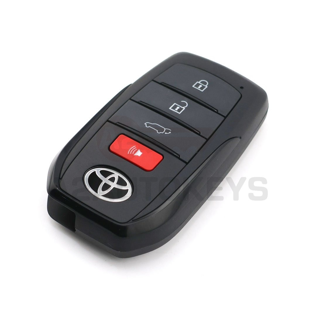 Toyota Land Cruiser Prado 2024 Genuine Smart Remote Key 3+1 Buttons 433MHz 8990H-60811 / 8990H-60810