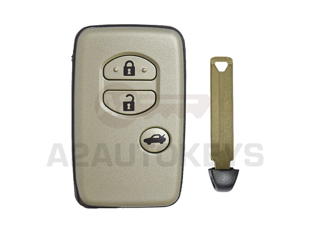 Toyota Prado Smart Key Remote Shell 3 Buttons