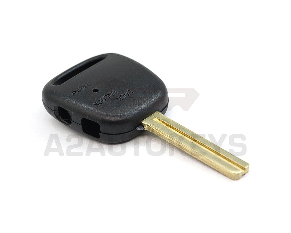 Toyota Queen Remote Key Shell 2 Buttons Toy48 Short Blade