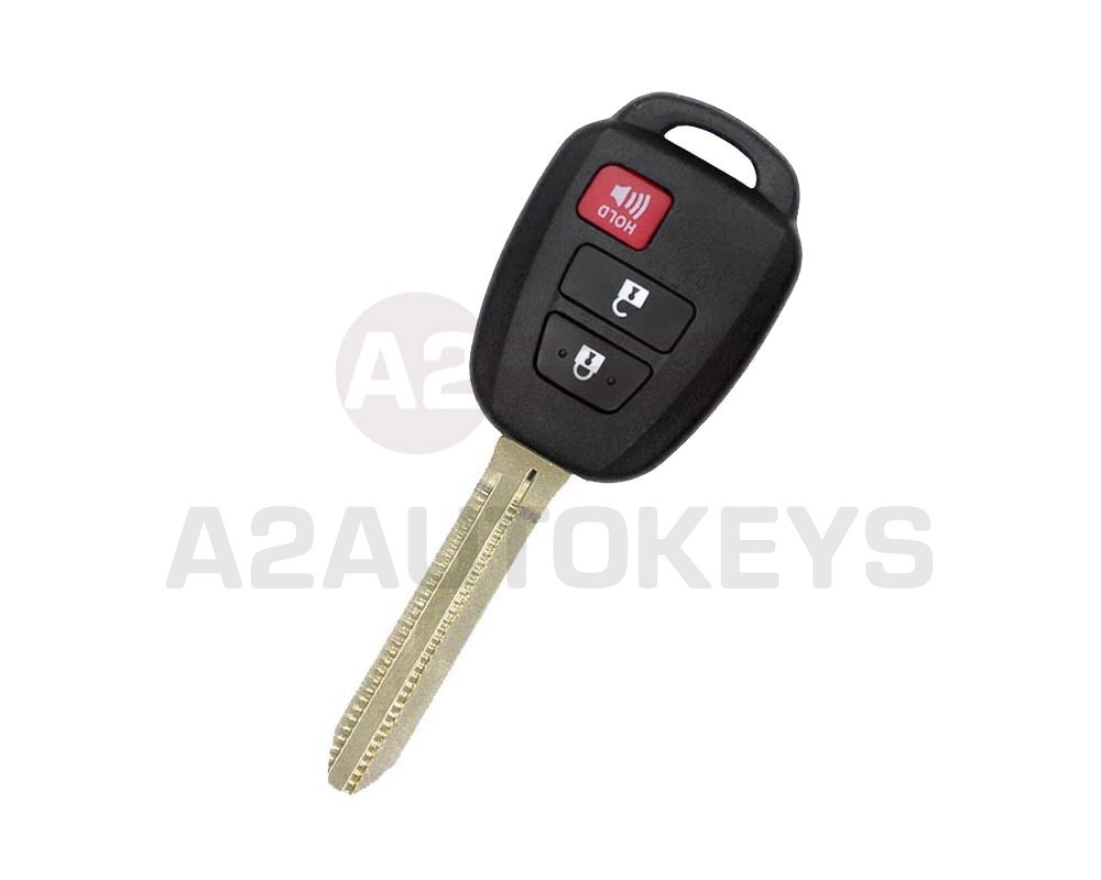 Toyota Rav4 2014 Remote Key Shell 2+1 Buttons TOY43 Blade