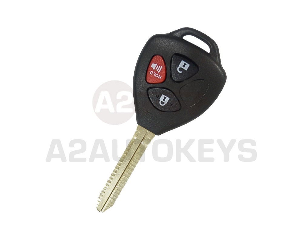 Toyota Rav4 Scion Remote Key Shell Warda 3 Button TOY43 Blade