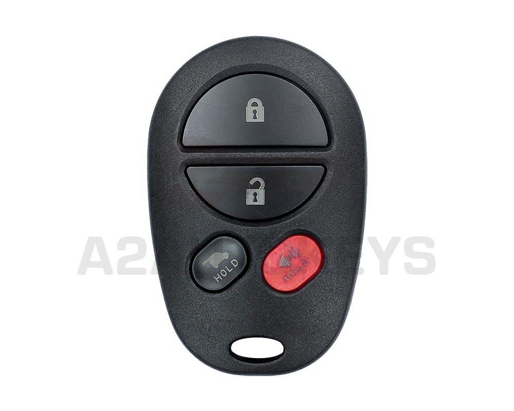 Toyota Sequoia Remote Key Shell 4 Button medal