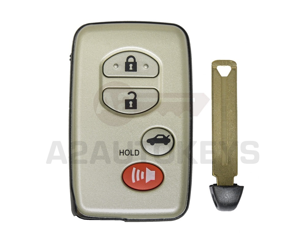 Toyota Smart Remote Key Shell 4 Buttons