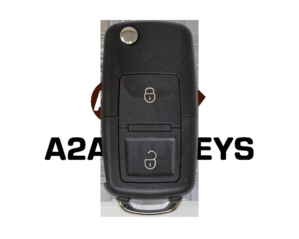 Volkswagen Remote Key shell 2 Buttons With Header