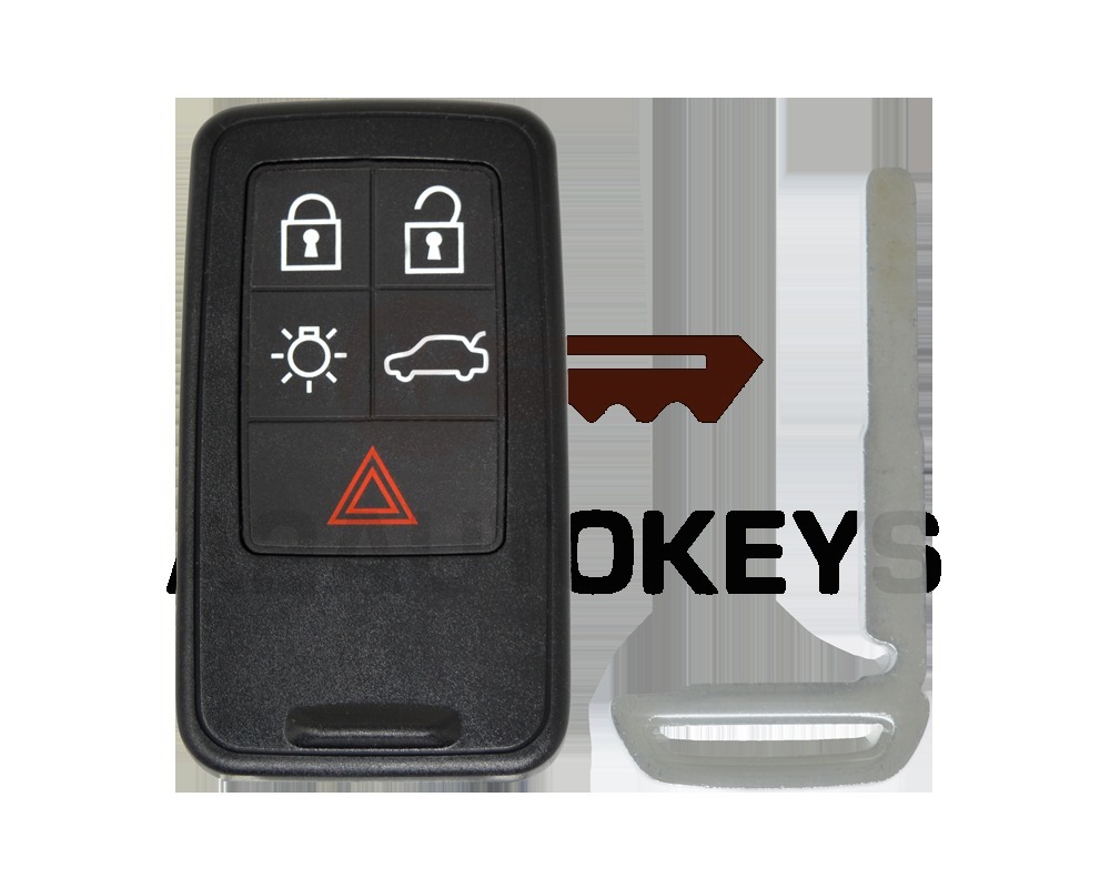 Volvo Smart Remote Key Shell 5 Buttons