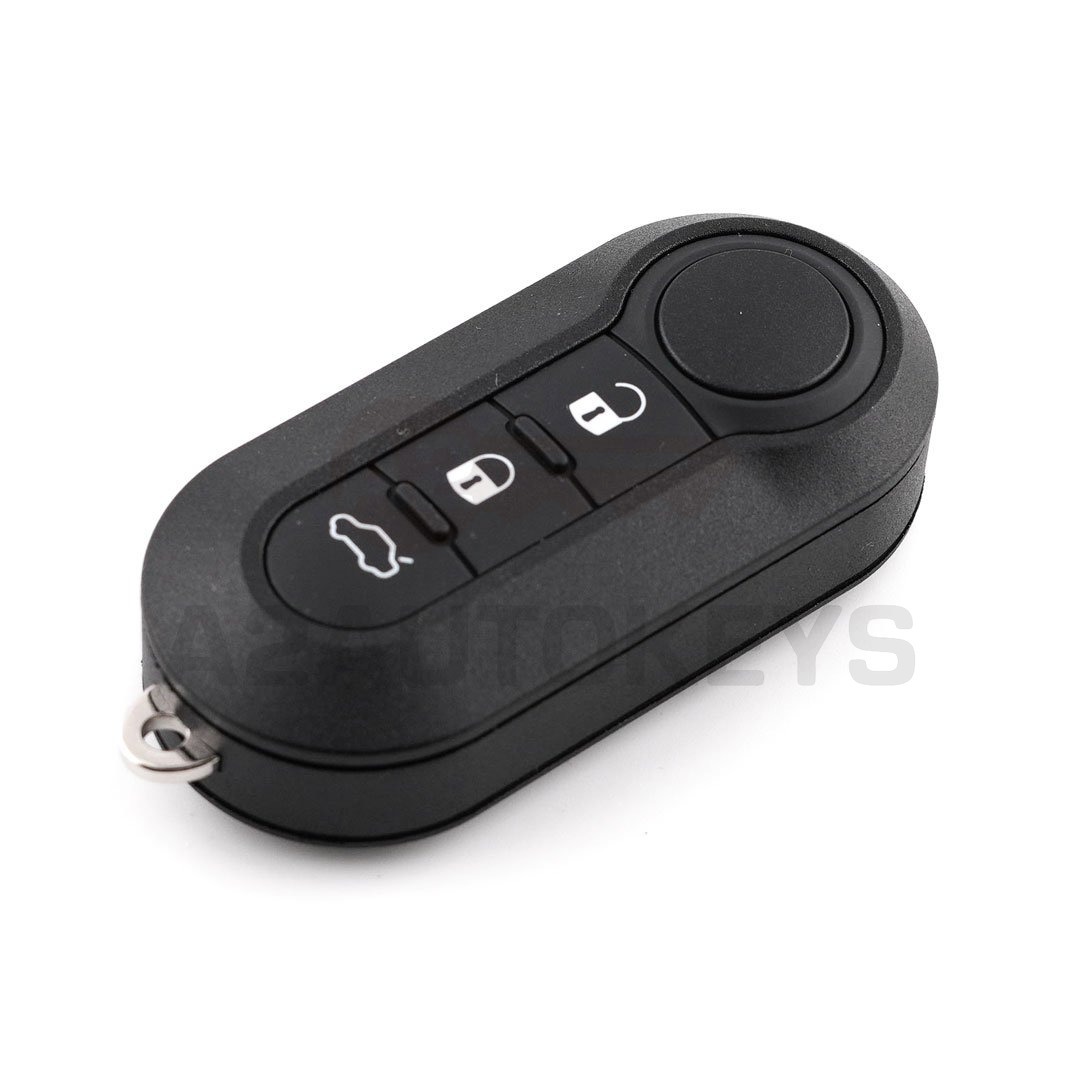Fiat Flip Remote Key Shell 3 Buttons