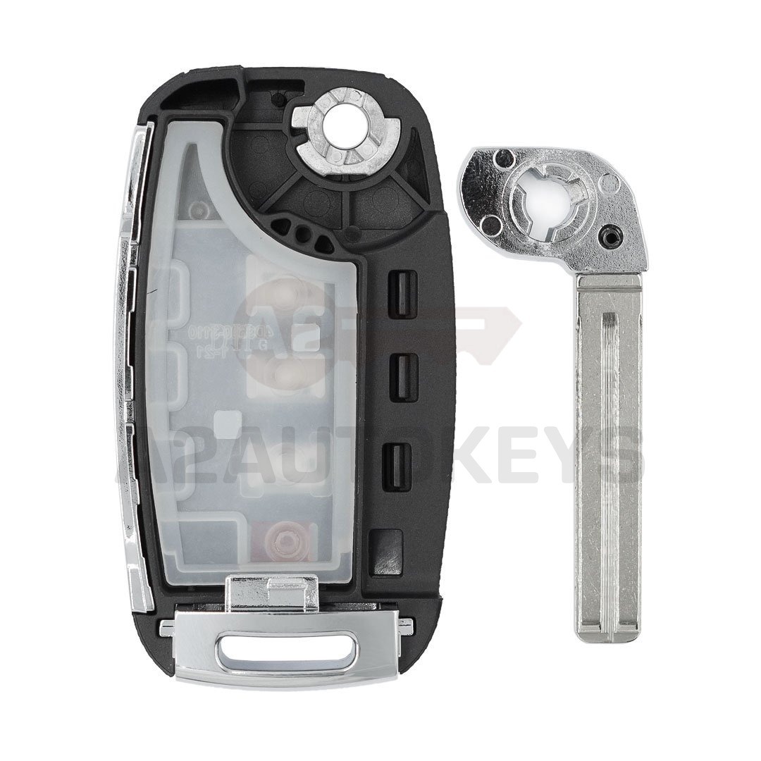 Kia 2015 Flip Remote Key Shell 3+1 Buttons TOY48 Blade Sedan