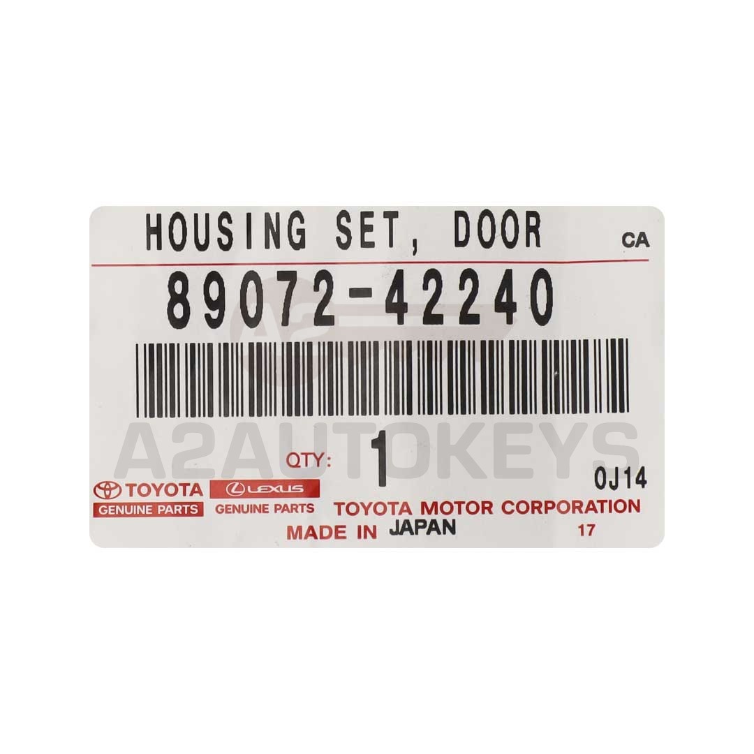Toyota Rav4 Warda Remote Key Shell 3 Buttons with Cover 89072-42240