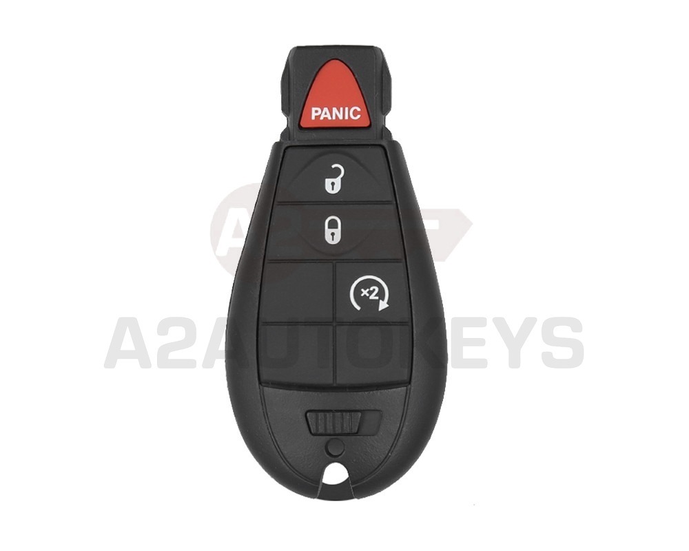 Jeep Cherokee 2014-2021 Fobik Remote Key Shell 3+1 Button Original Plastic