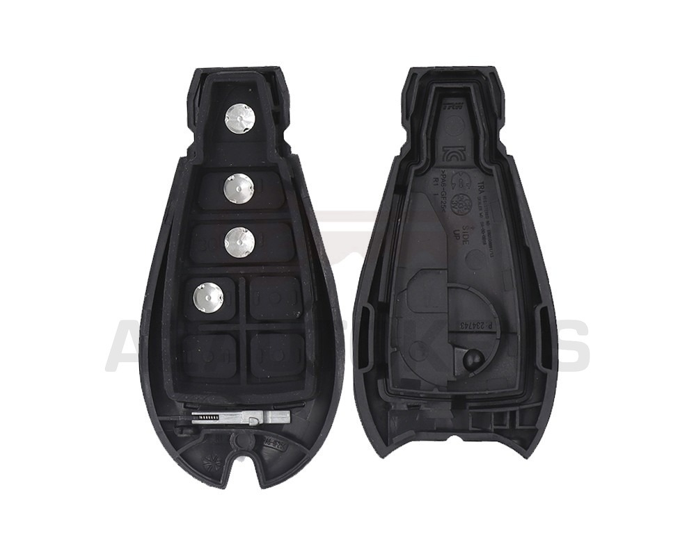 Jeep Cherokee 2014-2021 Fobik Remote Key Shell 3+1 Button Original Plastic