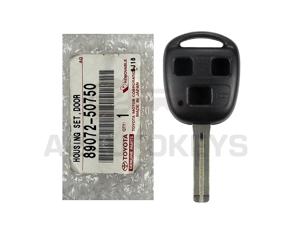 Lexus Genuine Remote Key Shell 3 Buttons 89072-50750