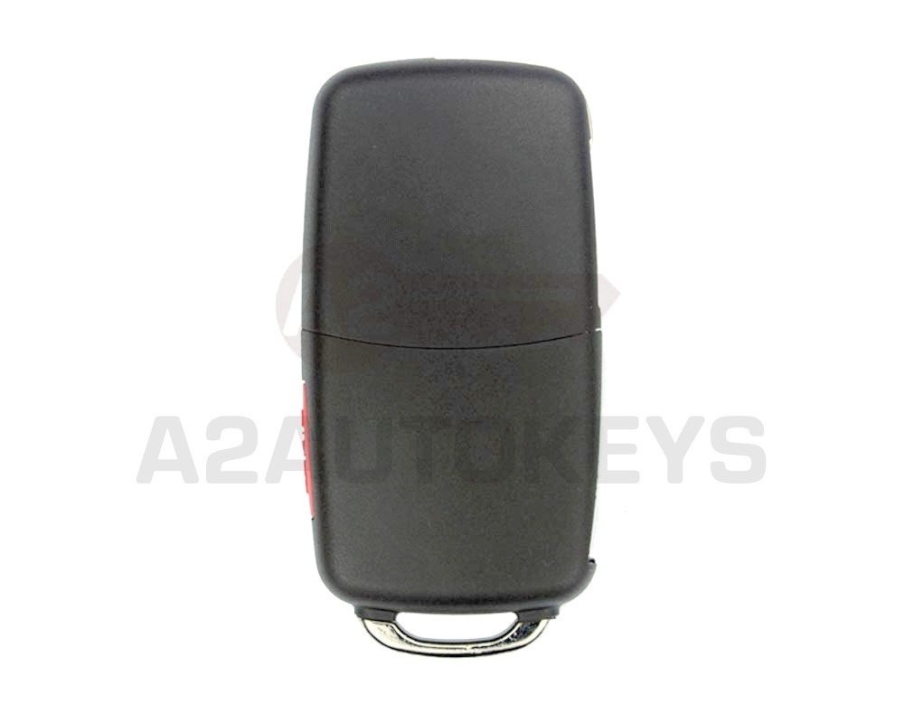 Audi A8 Flip Remote Key Shell 3+1 Buttons