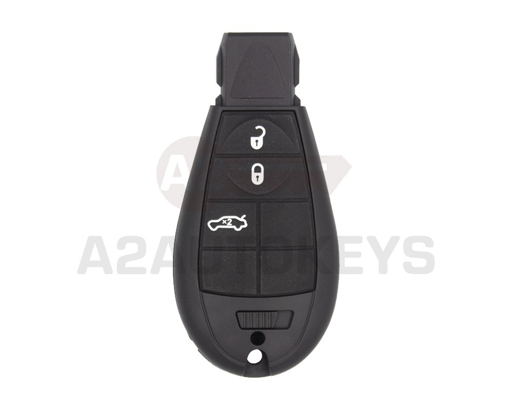 Chrysler Jeep Dodge Fobik Remote Key Shell 3 Button Without Panic