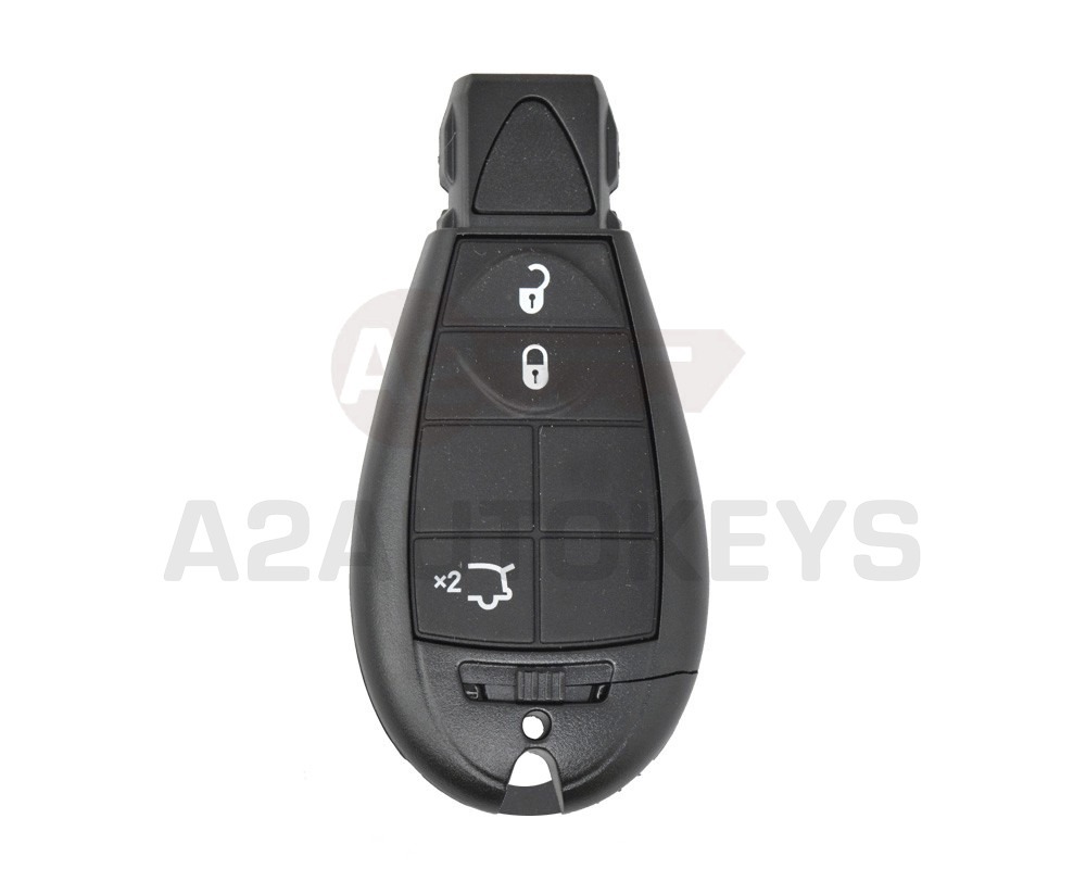 Chrysler Jeep Dodge Fobik Remote Key Shell 3 Button Without Panic