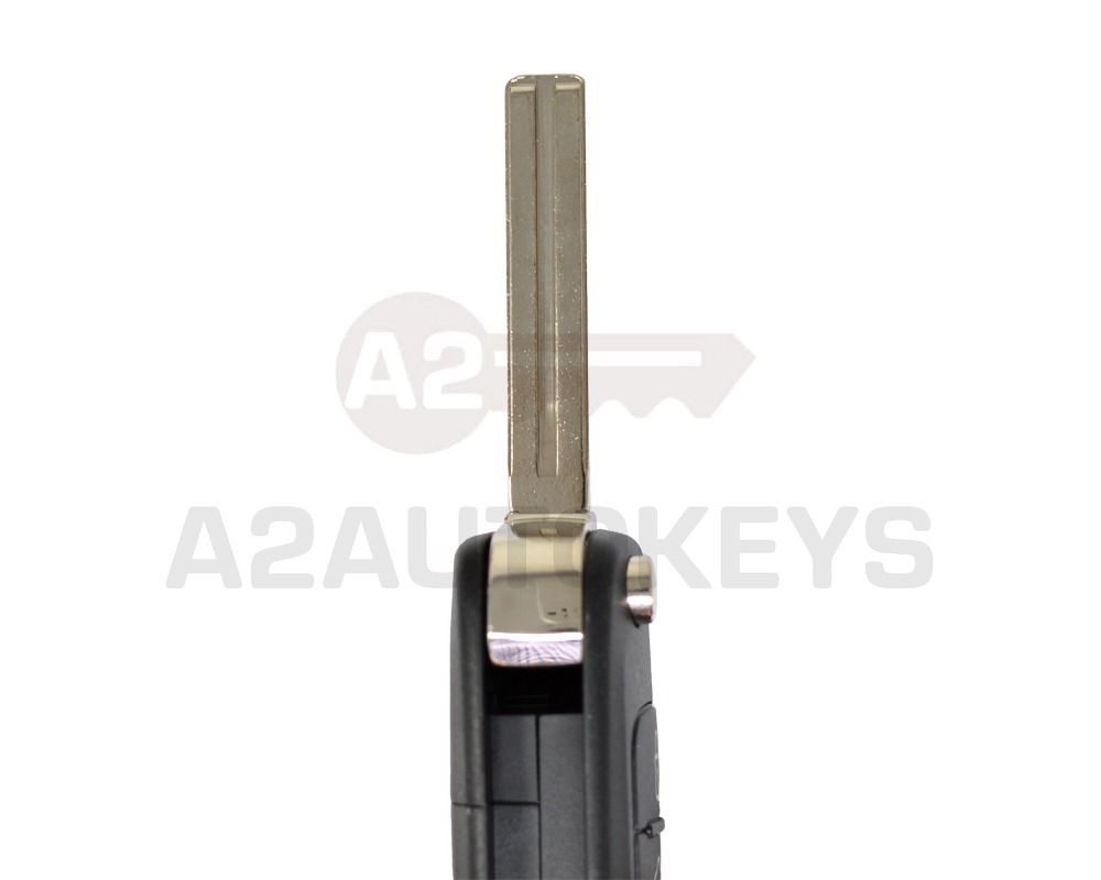 Hyundai Flip Remote Key Shell Big Trunk 3 Button Laser Blade