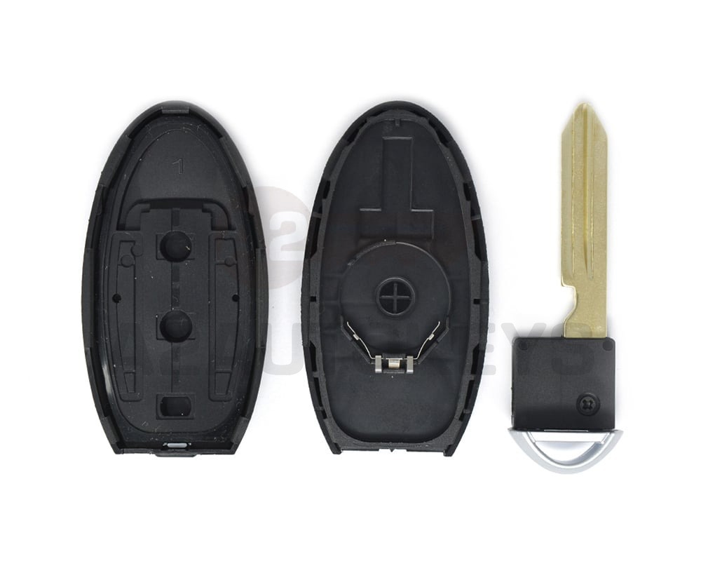 Nissan Smart Remote Key Shell 3 Buttons Middle Battery Type