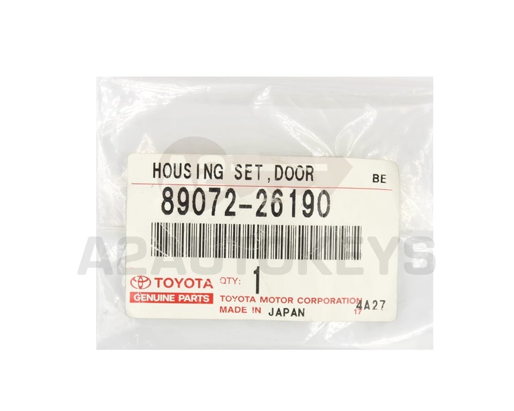 Toyota Genuine Remote Key Shell 2 Buttons 89072-26190