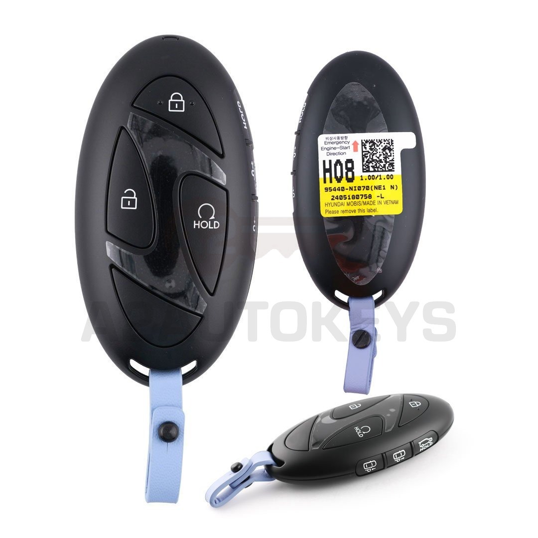 Hyundai IONIQ 2024 Genuine Smart Remote Key 6 Buttons 433MHz 95440-NI070