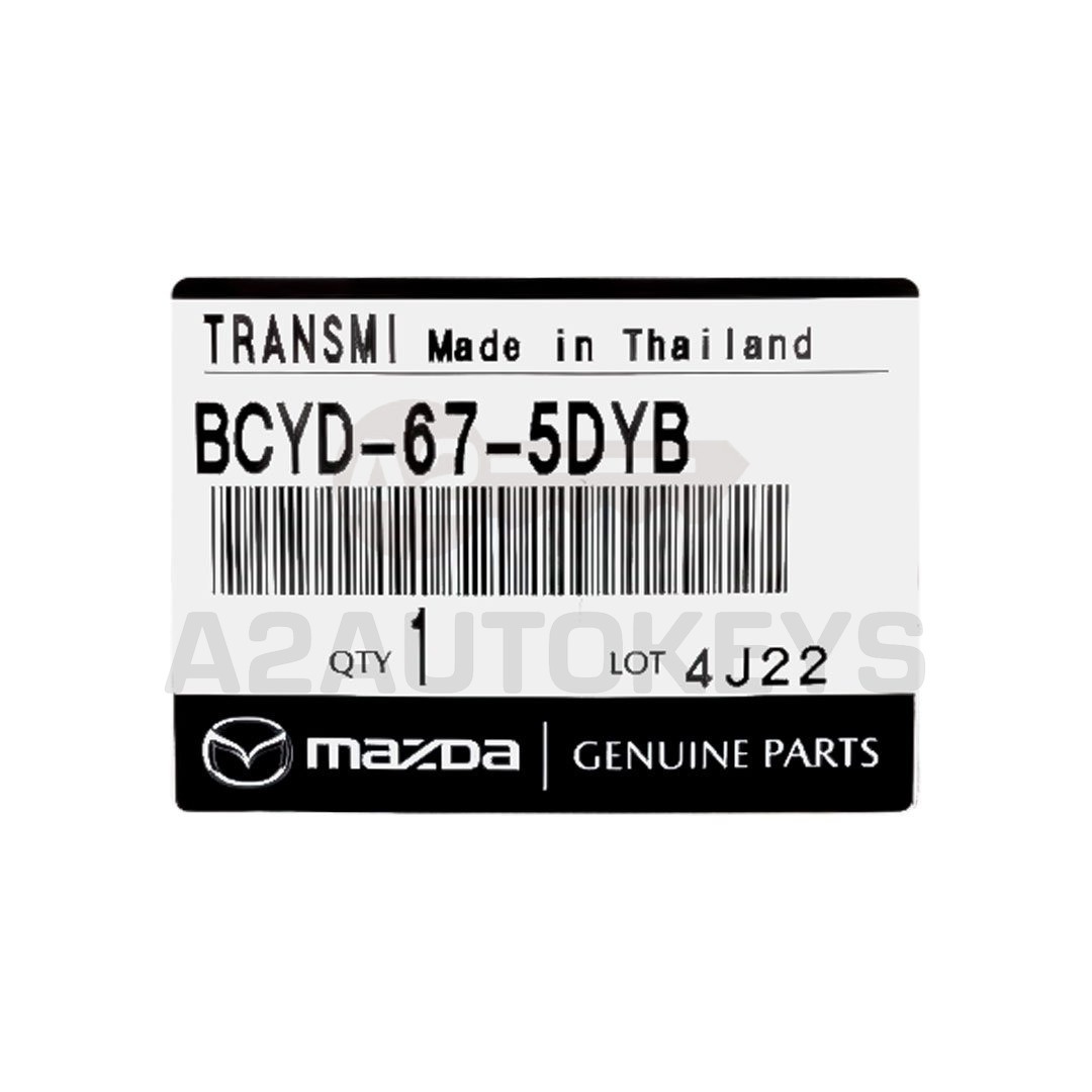 Mazda 3 2020-2023 Genuine Smart Remote Key 3+1 Buttons 433MHz BCYD-67-5DYB