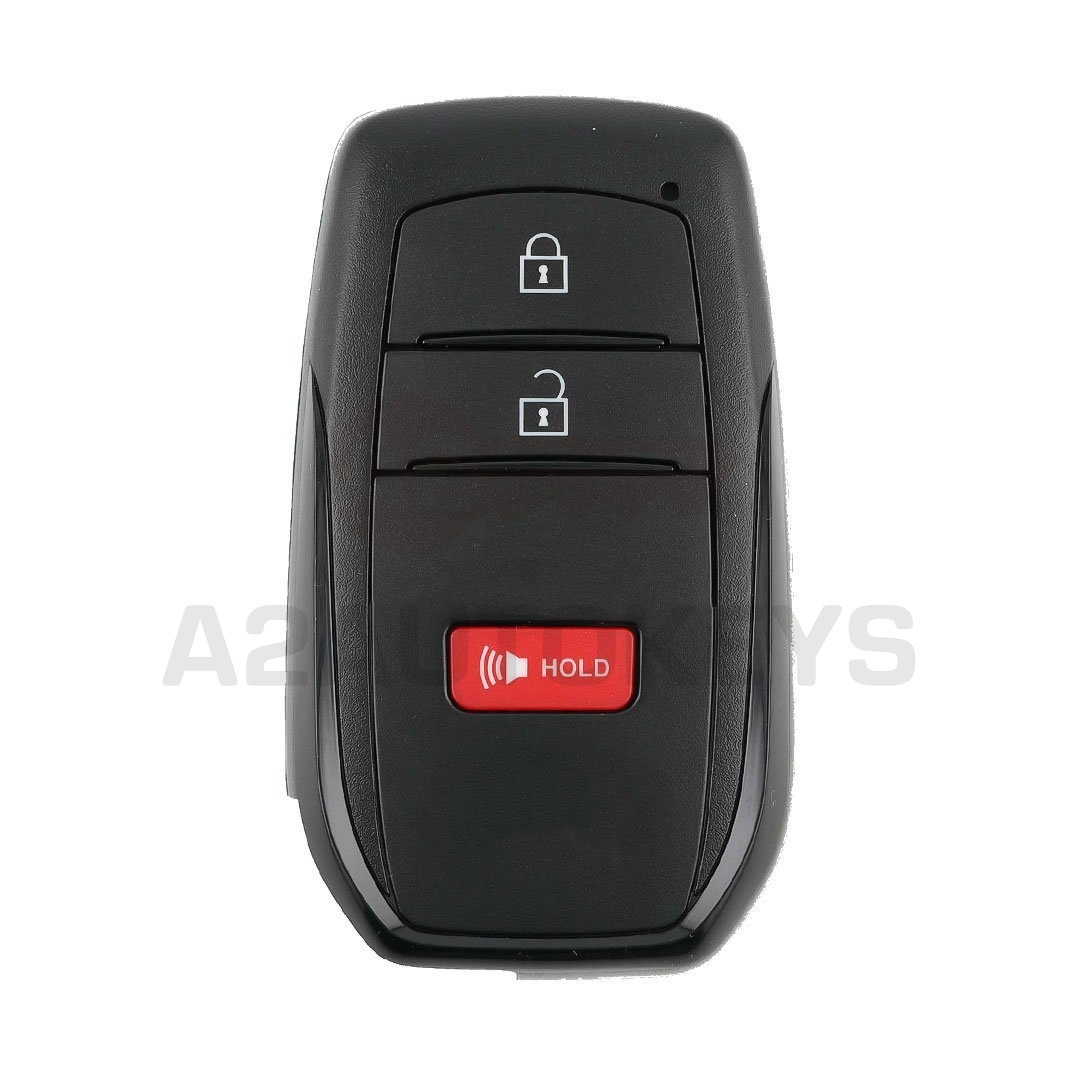 Toyota Sequoia Tacoma 2023 Smart Remote Key 2+1 Buttons 314.35/312.11MHz 8990H-0C030 / 8990H-0C031 / 8990H-60750 / 8990H-60751 / 8990H-AK010 / 8990H-AK011