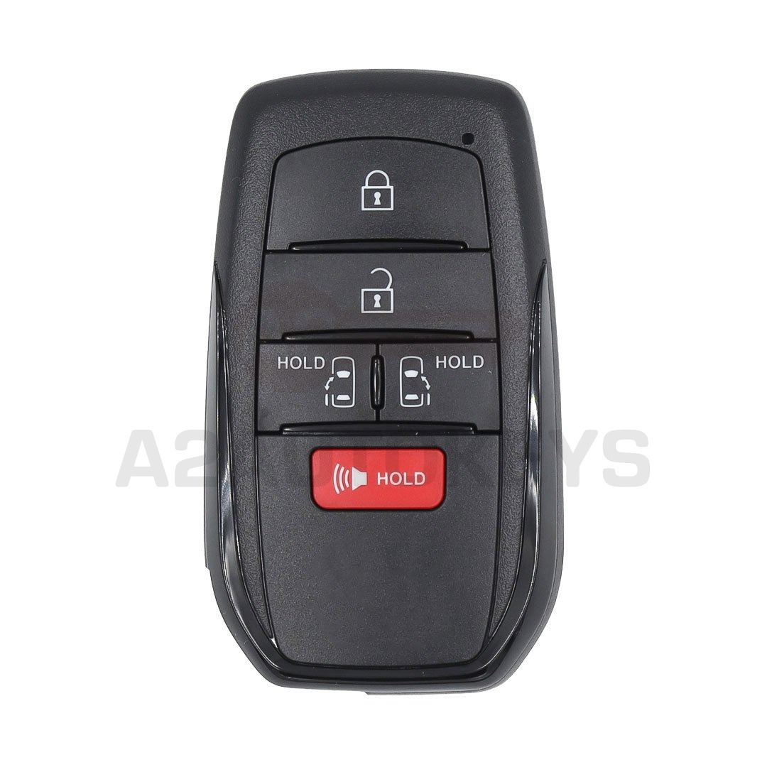 Toyota Sienna 2021 Smart Remote Key 4+1 Buttons 312.11/314.35MHz 8990H-08020 / 8990H-08021 / 8990H-08022