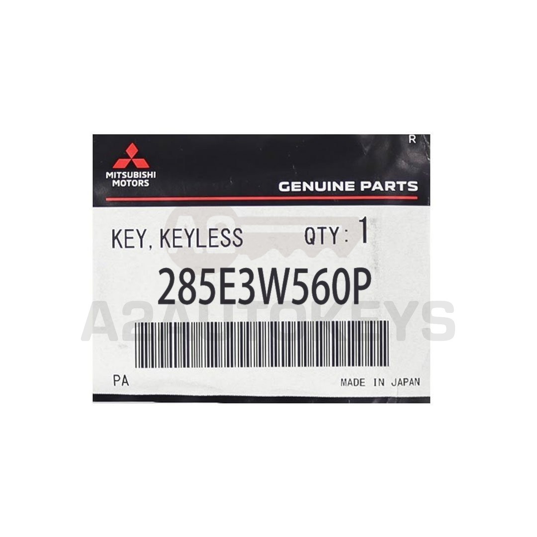 Mitsubishi Mirage 2023 Genuine Smart Remote Key 3 Buttons 433MHz 285E3W560P / 8637C999