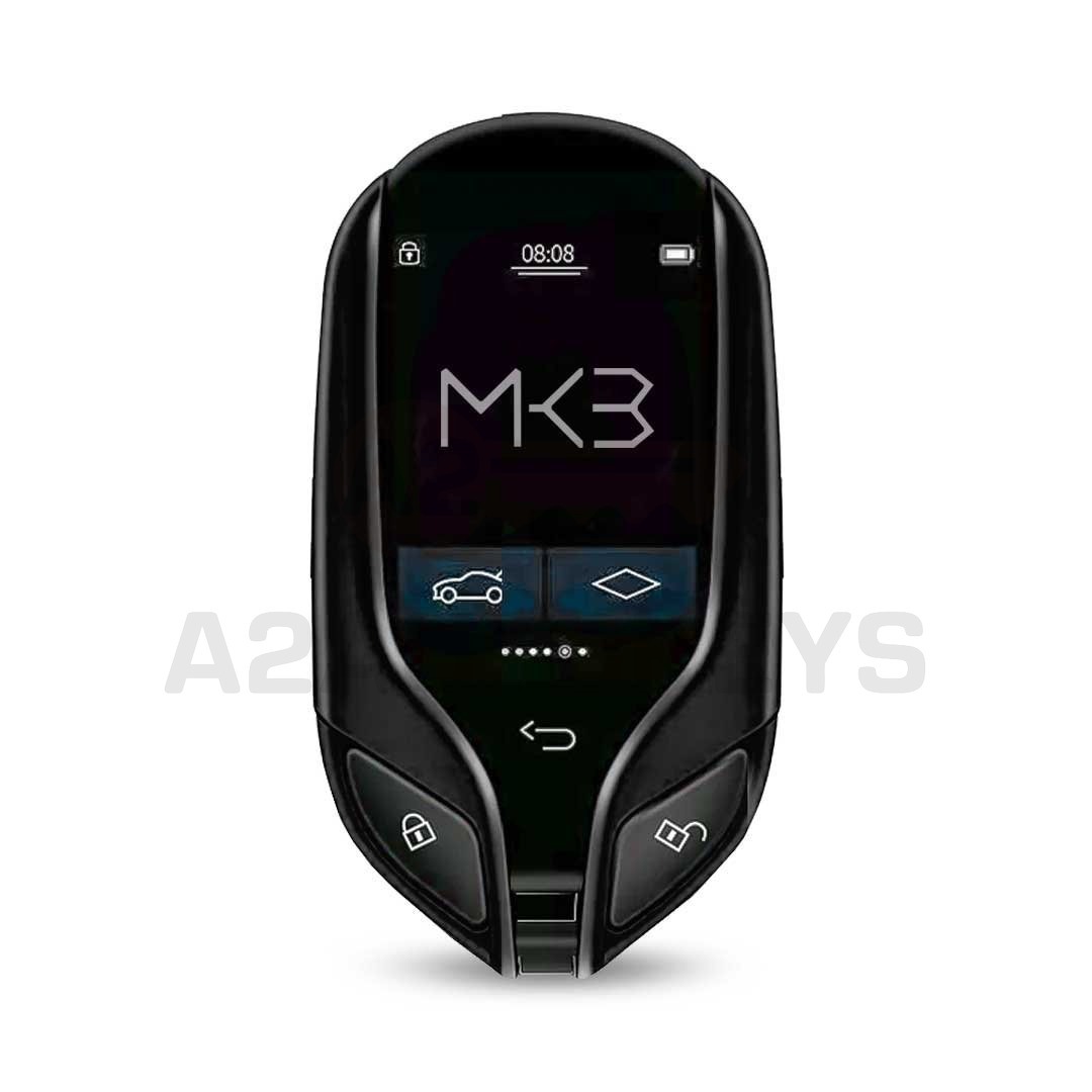 LCD Universal Modified Smart Key PKE System For All Keyless Car Maserati Style Black Color
