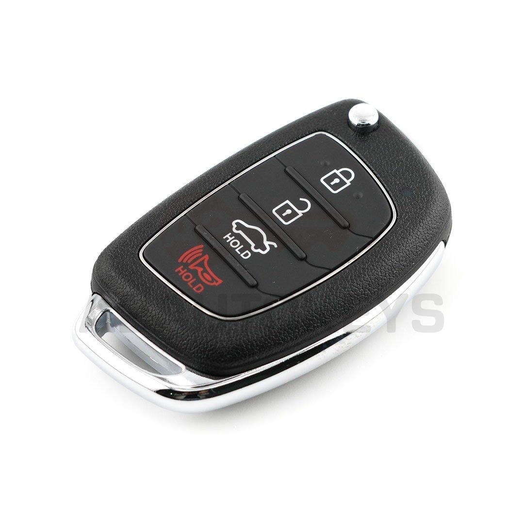 Hyundai Elantra 2014 Genuine Flip Remote Key 3+1 Buttons 433MHz 95430-3X300 / 95430-3X301