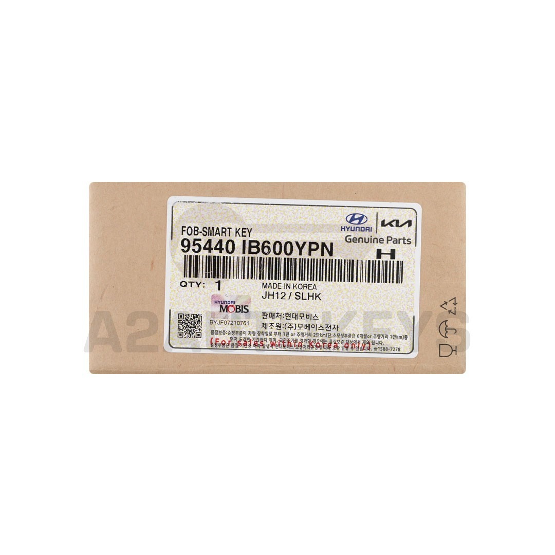 Hyundai Avante CN7 N 2024 Genuine Smart Remote Key 3+1 Buttons 433MHz 95440-IB600YPN