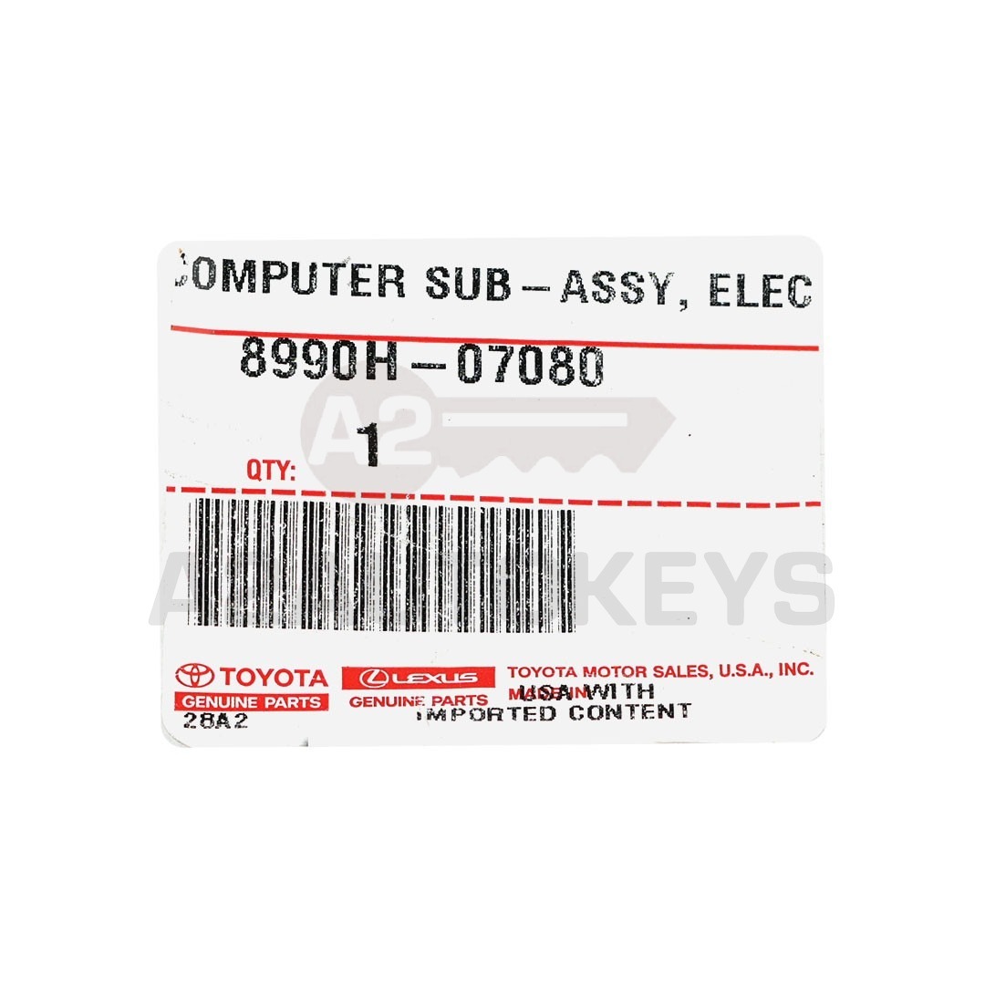Toyota Avalon 2019-2023 Genuine Smart Remote Key 3+1 Buttons 314.35/312.11MHz 8990H-07080