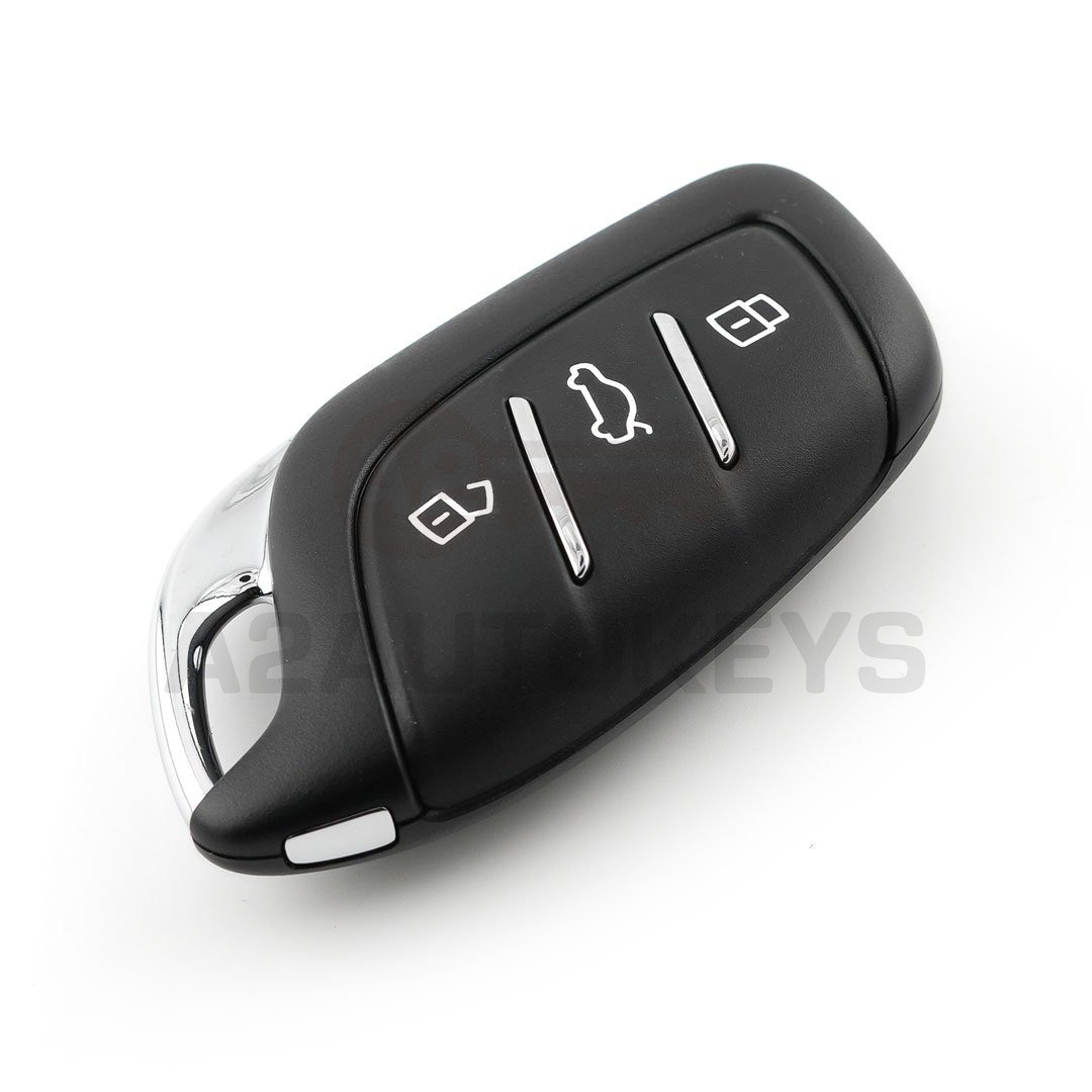 MG ZS 2019-2023 Original Smart Remote Key 3 Buttons 433MHz Black 10961827, 10634237, 10944998, 11388828