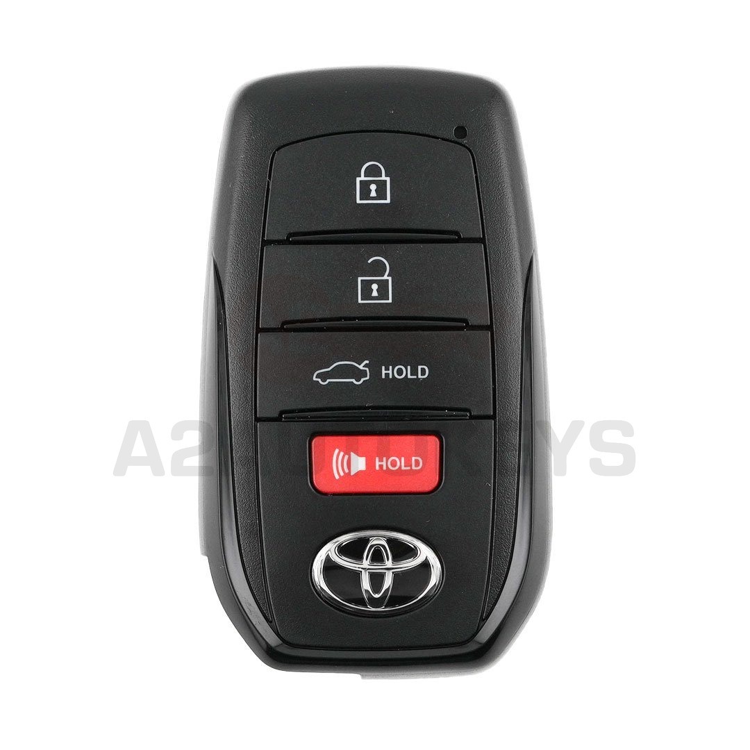Toyota Corolla 2023 Genuine Smart Remote Key 3+1 Button 314.35/ 312.11MHz 8990H-02470 / 8990H-02350 / 8990H-12350 / 8990H-02471 / 8990H-12351 / 8990H-02490