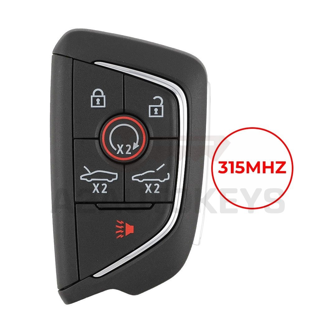 Chevrolet Corvette 2020-2025 Genuine Smart Remote Key 5+1 Buttons 315MHz 13538855 / 13535127 / 13523804 / 13536986