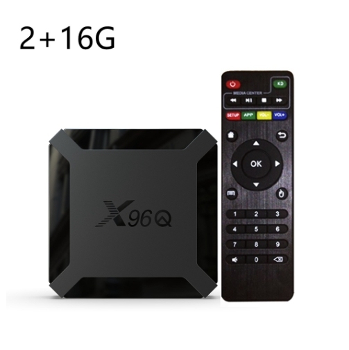 Para Android 10.0 X96Q Smart TV Box Allwinner H313 CPU CPU Media reproductores de transmisión de CPU 4K 2.4G Set Top TV Prefix