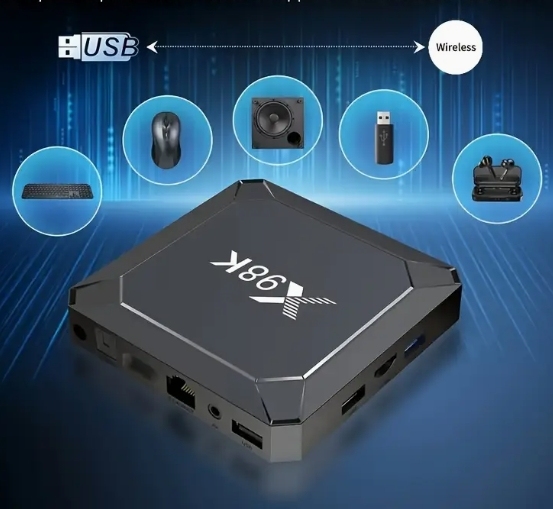 X98K Caja establecida RK3528 Android 13 Caja de televisión de comercio exterior Dual Bluetooth Proyección Bluetooth TV Set-Top Box