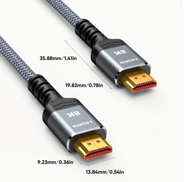 HDMI HD LINE HDMI Cable 8K60Hz Computadora pública a pública Cable HD Línea Conversión de TV Cable Connection