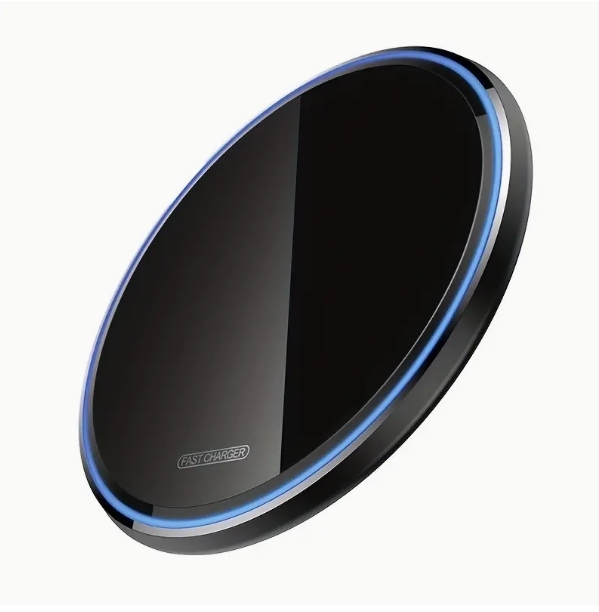 Cargador inalámbrico de espejo de metal modelo 10W/15W teléfono móvil de carga rápida con función de carga inalámbrica carga universal
