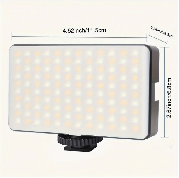 RGB Pocket Light Color Light Fotografía Viva Fotografía Luz Selfie Square Square Light Soft Beauty Portable
