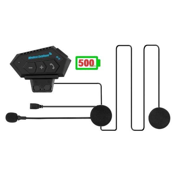 Auriculares inalámbricos Bluetooth para casco de motocicleta, serie BT12, para conducción en vehículos eléctricos, llamadas, escuchar música