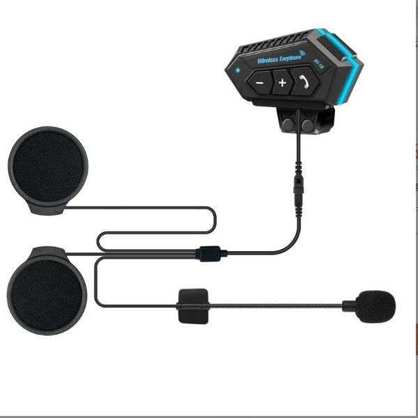 Auriculares inalámbricos Bluetooth para casco de motocicleta, serie BT12, para conducción en vehículos eléctricos, llamadas, escuchar música