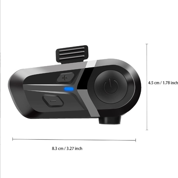 Auriculares Bluetooth para casco de motocicleta L1, compatibles con Bluetooth, resistentes al agua y al polvo, con función de llamada y música.