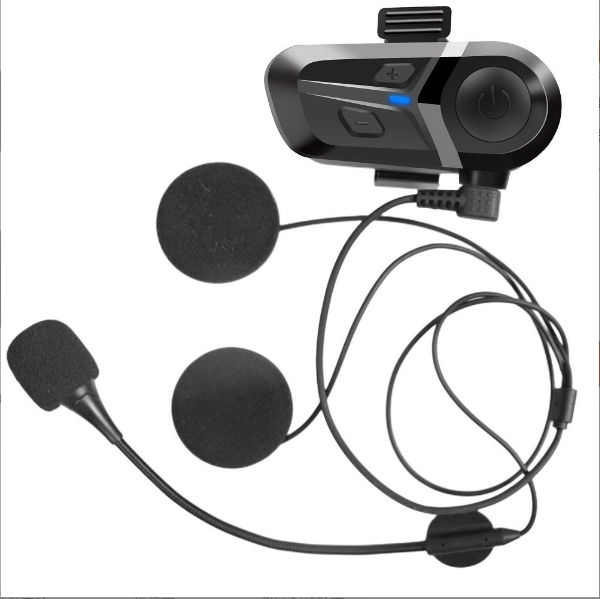 Auriculares Bluetooth para casco de motocicleta L1, compatibles con Bluetooth, resistentes al agua y al polvo, con función de llamada y música.
