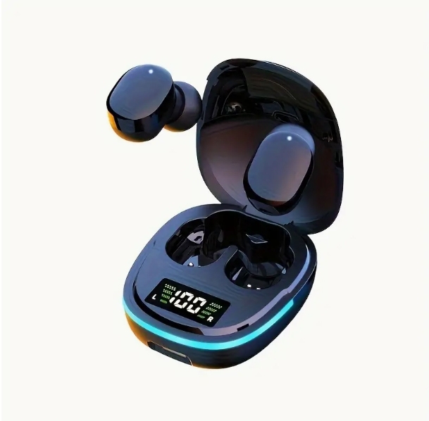 Auriculares Bluetooth 5.1 G9STWS con pantalla digital, inalámbricos, extra largos, estilo macaron, nuevo estilo intraauricular.