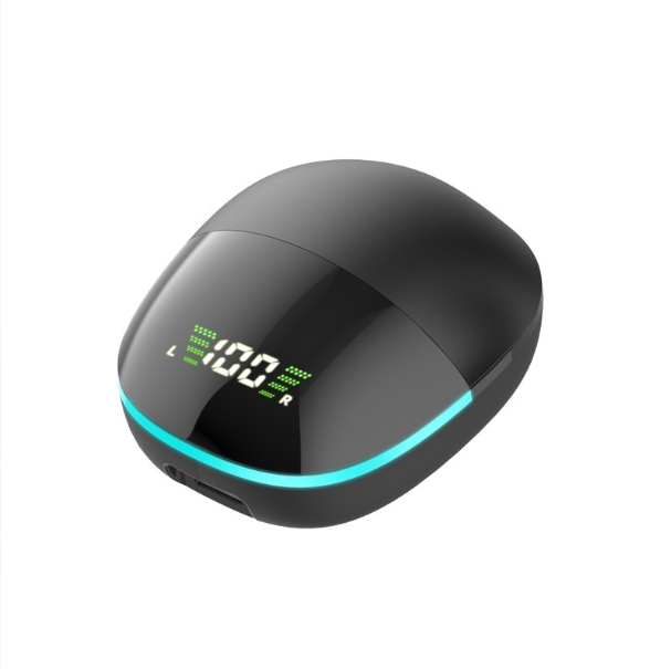 Auriculares Bluetooth 5.1 G9STWS con pantalla digital, inalámbricos, extra largos, estilo macaron, nuevo estilo intraauricular.
