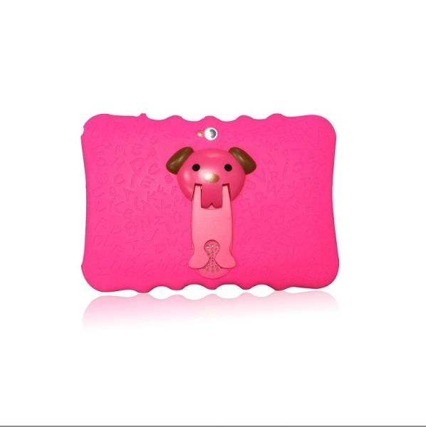 Tableta PC Android Puppy de 7 pulgadas para niños, tableta PC de cuatro núcleos con WIFI, cámara y pantalla HD