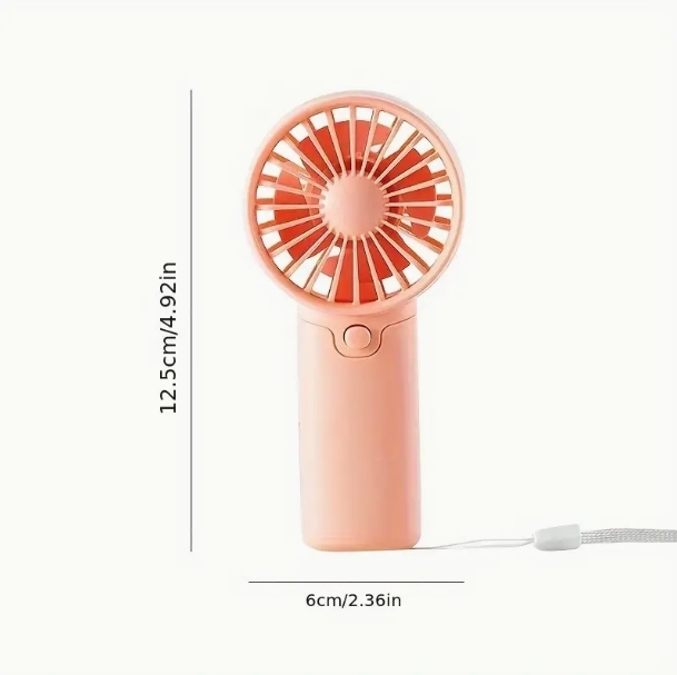 Ventilador pequeño de mano, mini portátil, publicidad, impresión de regalos, LOGO
