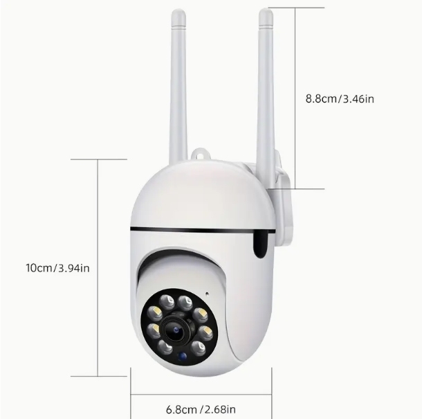 Cámara inalámbrica WiFi HD para interiores, cámara de vigilancia Minions con control remoto