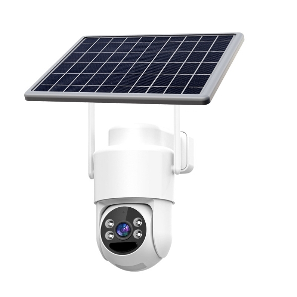 Cámara de vigilancia solar Bajo consumo de energía Cámara de red WiFi + Bluetooth a prueba de agua Cámara de bola a todo color HD