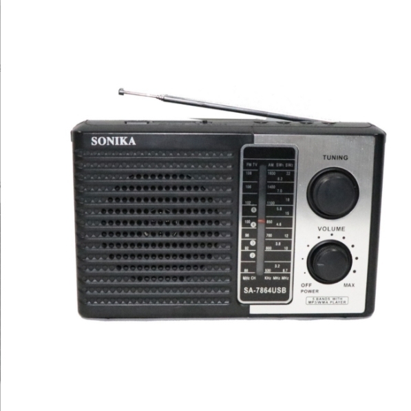 Radio Bluetooth de banda completa, tarjeta para el hogar, multifunción, pequeña, portátil, retro.