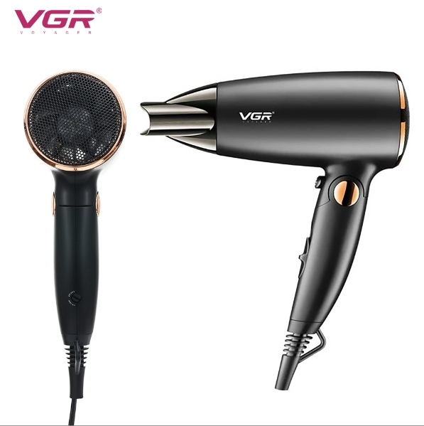 Secador de pelo doméstico VGR439, temperatura constante, cuidado del cabello, portátil, plegable, para viajes